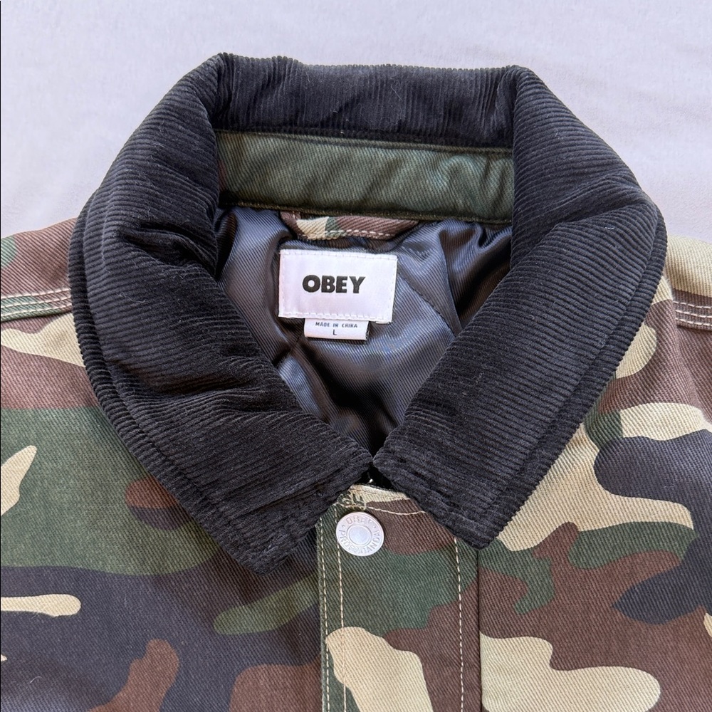 Obey Norton Barn Coat, woodland camo - Picture 9 of 12